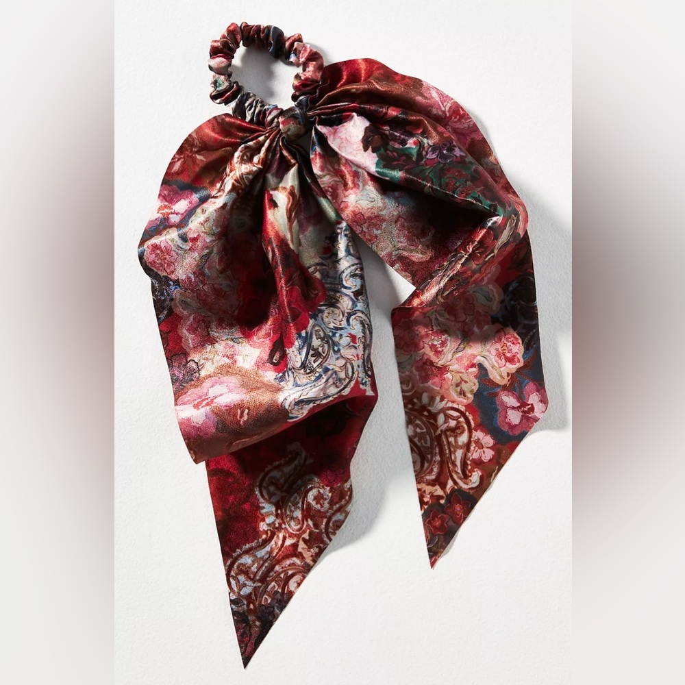 Anthropologie KACHEL FLORAL HAIR SCARF SCRUNCHIE Style No. 96450408 Color: Multi